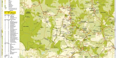 ನಕ್ಷೆ troodos ಪರ್ವತಗಳು ಸೈಪ್ರಸ್